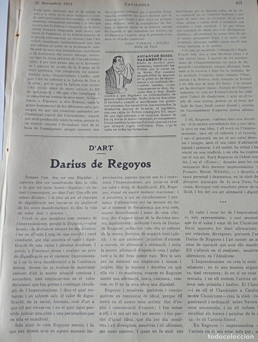 Coleccionismo de revistas y peri&oacute;dicos: REVISTA A&Ntilde;O 1913 GUERAU DE LIOST DARIO REGOYOS EMILI JUNOY SENADOR DE LLEIDA MARTIN BURRUETA GRANADA