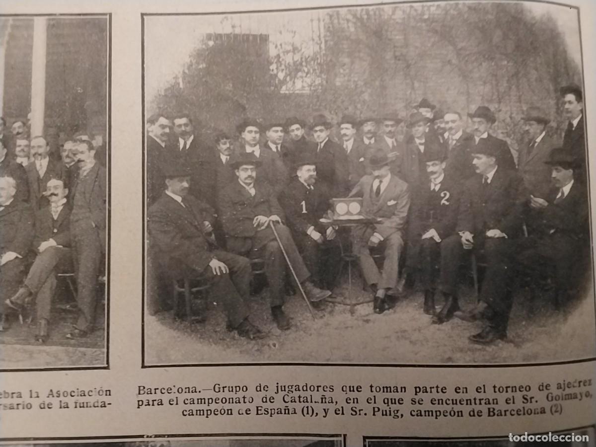 Coleccionismo de revistas y peri&oacute;dicos: ALTONSO XIII SEVILLA EN EL TORPEDERO NUMERO 2 QUE LE CONDUJO AL COTO DE DO&Ntilde;ANA REVISTA A&Ntilde;O 1914