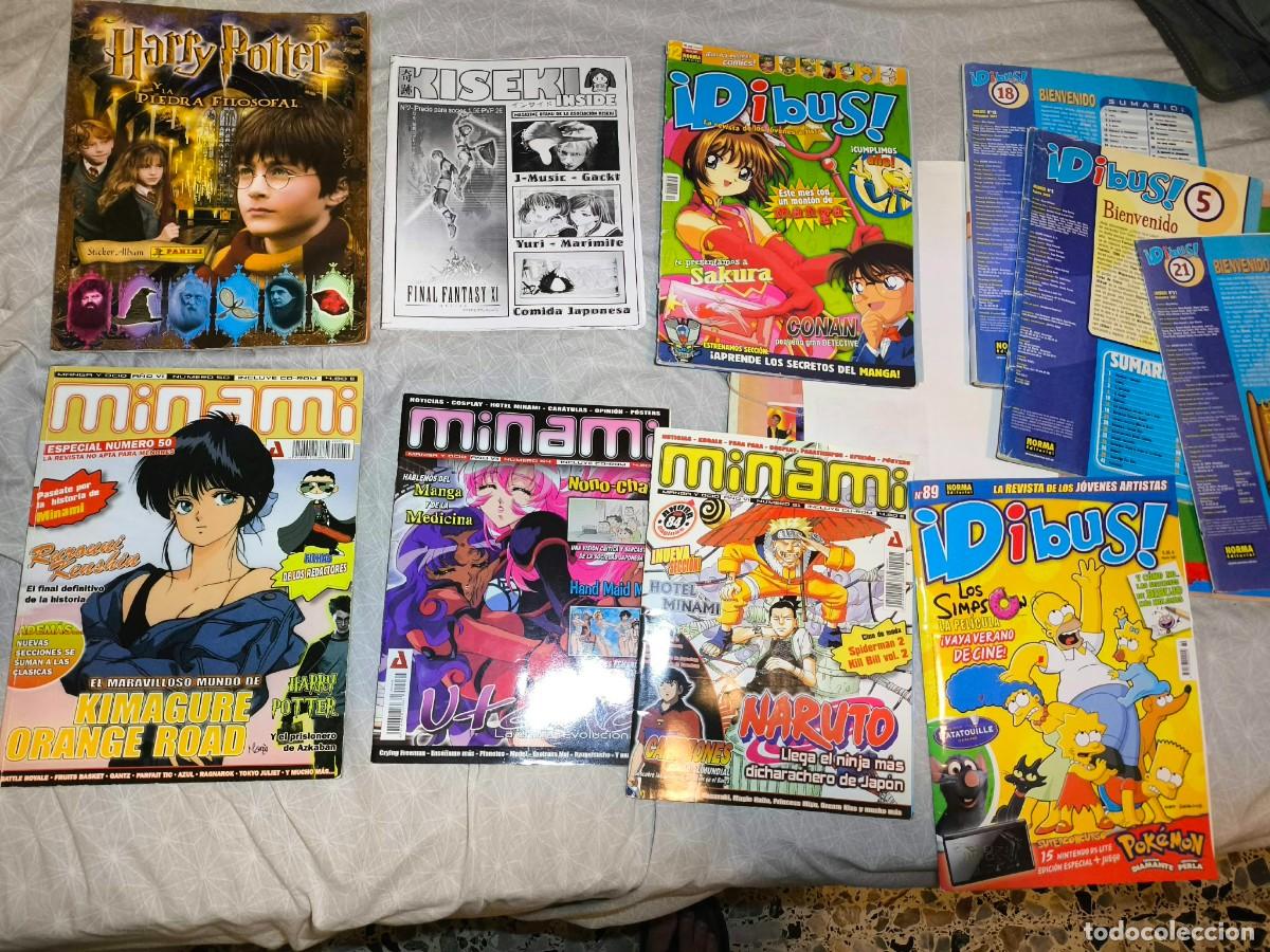 Coleccionismo de revistas y peri&oacute;dicos: Lote Revistas Manga y Coleccionismo: Minami, Dibus, Album Harry Potter Panini