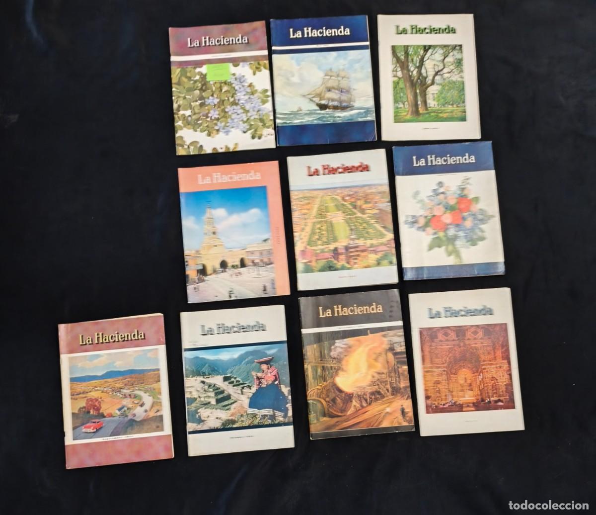 Coleccionismo de revistas y peri&oacute;dicos: 10 ejemplares revista la hacienda 1955