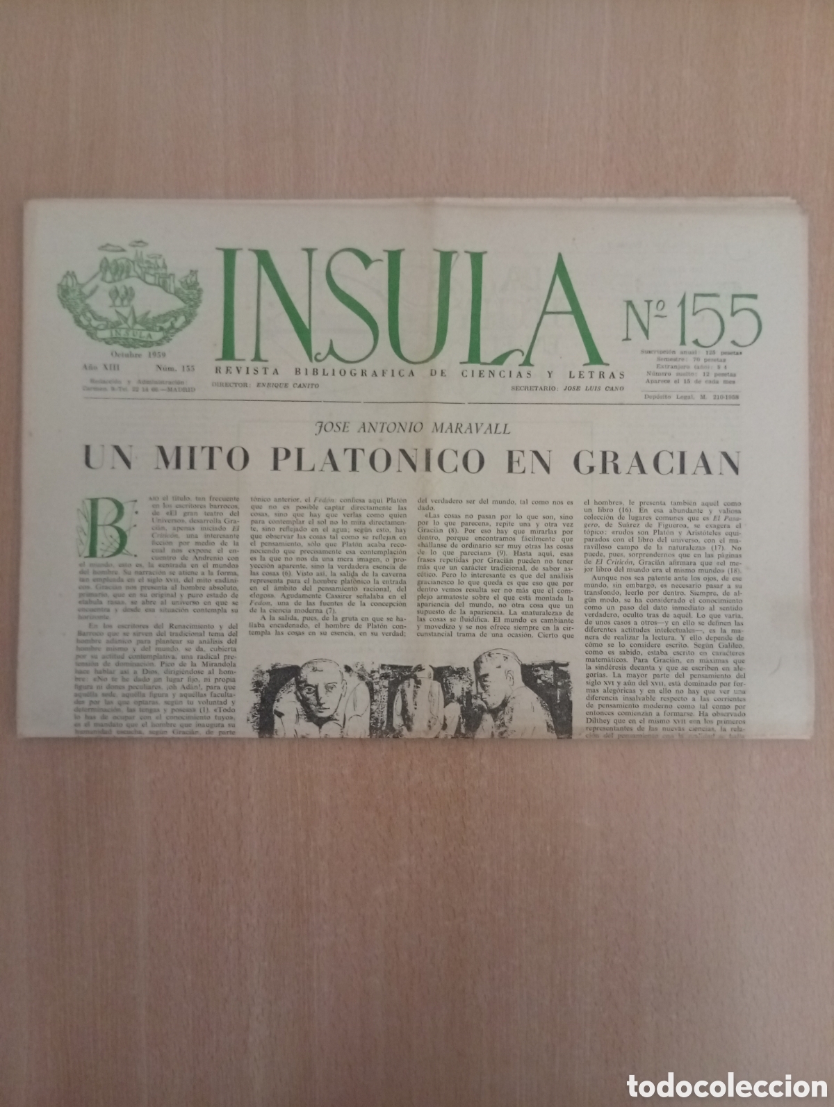 Coleccionismo de revistas y peri&oacute;dicos: REVISTA BIBLIOGR&Aacute;FICA DE CIENCIAS Y LETRAS/ N&ordm; 155