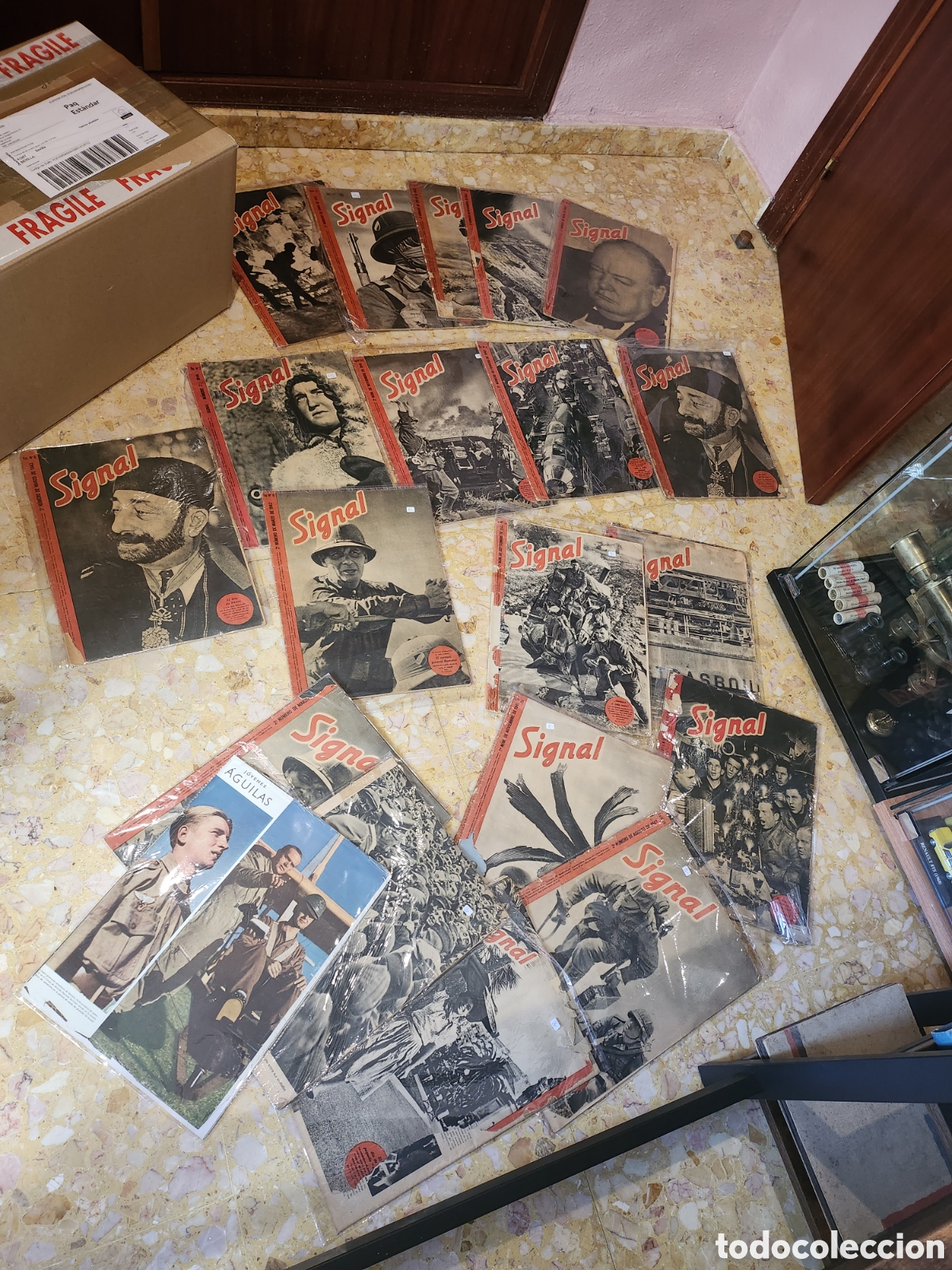 Coleccionismo de revistas y peri&oacute;dicos: 20 revistas Signal originales II guerra mundial