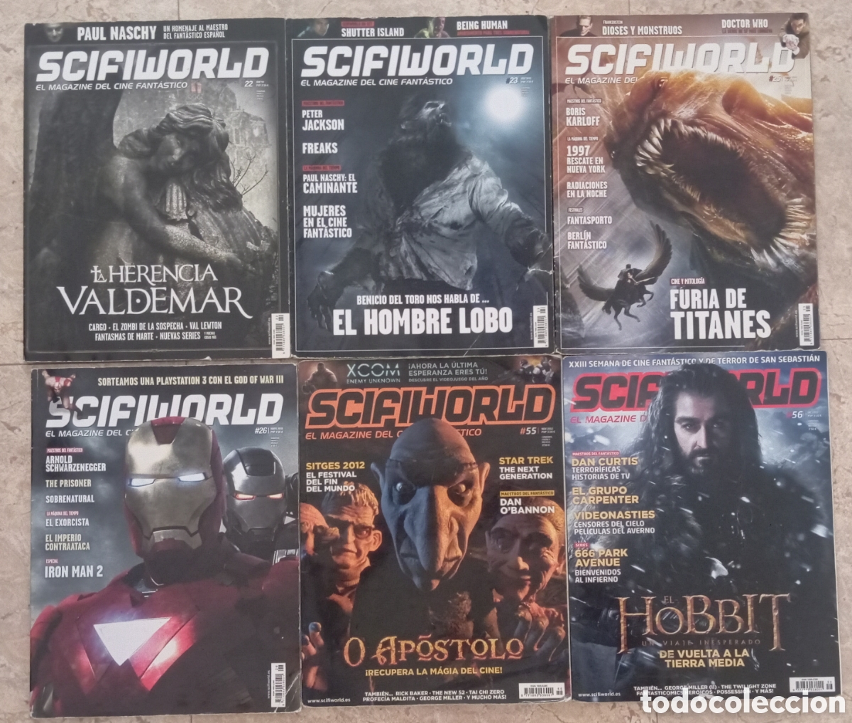 Coleccionismo de revistas y peri&oacute;dicos: SCIFIWORLD LOTE REVISTAS 6 NUMEROS
