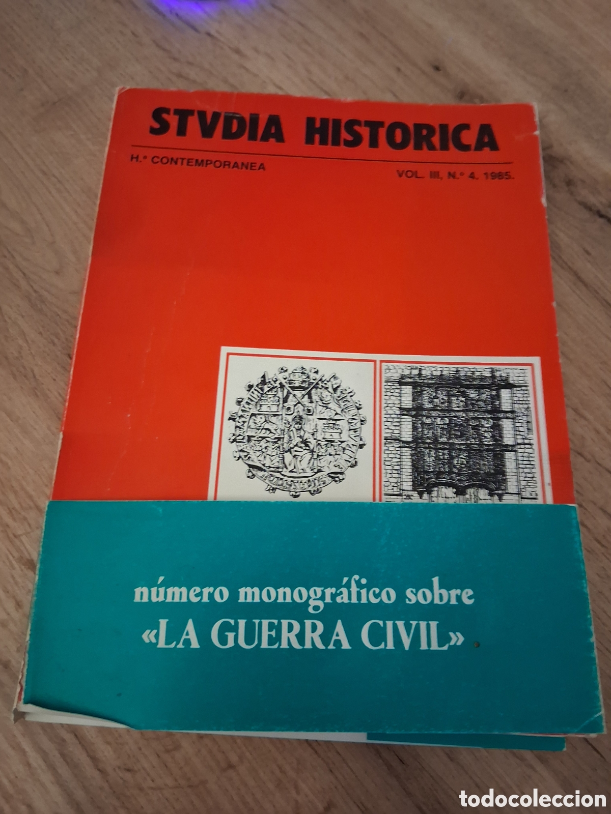Coleccionismo de revistas y peri&oacute;dicos: STVDIA HISTORICA - n&uacute;mero monogr&aacute;fico sobre ''la guerra civil''