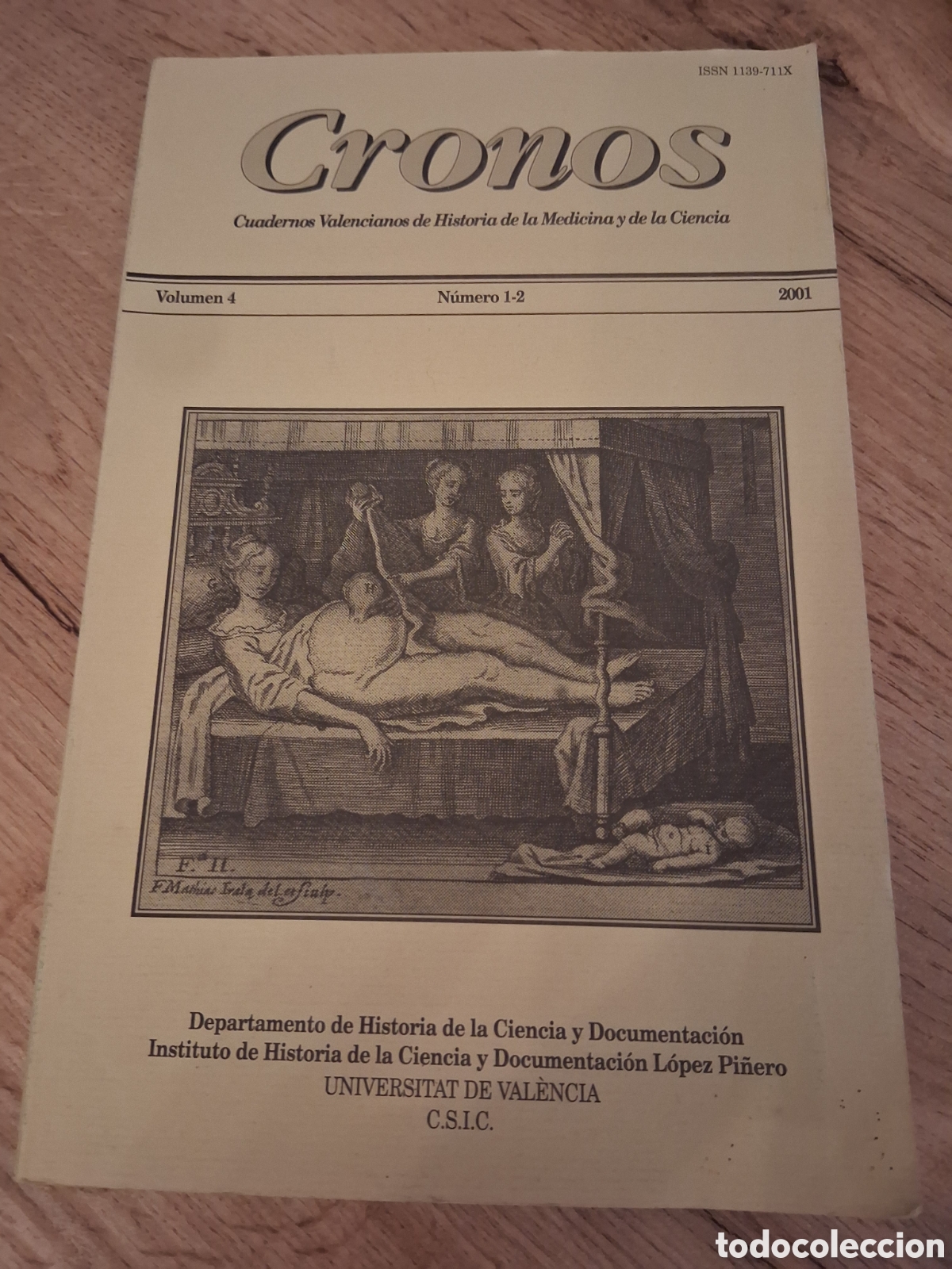 Coleccionismo de revistas y peri&oacute;dicos: Cronos - Cuadernos valencianos de Historia de la Medicina y de la Ciencia - Volumen 4