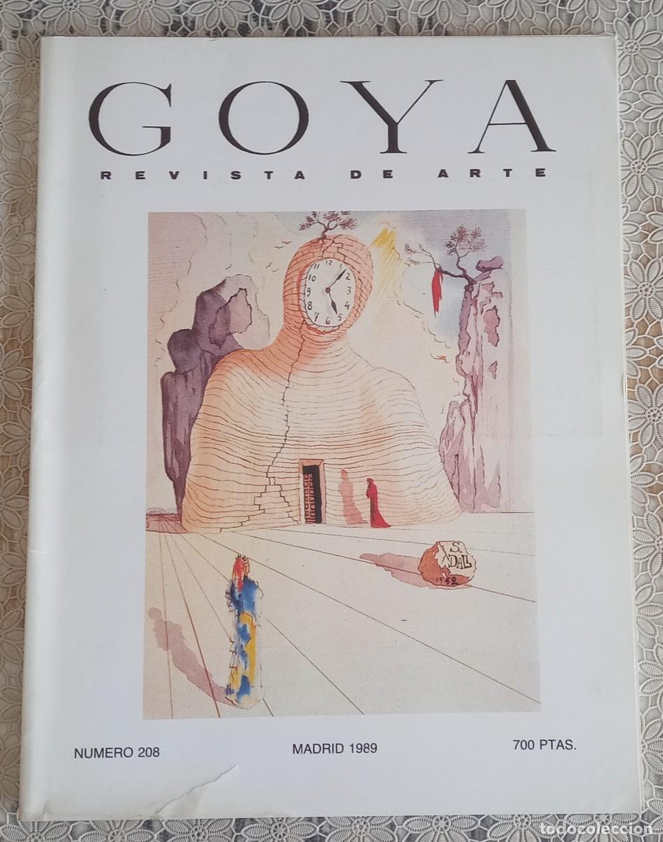 Coleccionismo de revistas y peri&oacute;dicos: Revista GOYA 1989 Especial SALVADOR DAL&Iacute; mismo dibujo portada Estudio para la Divina Comedia 1953