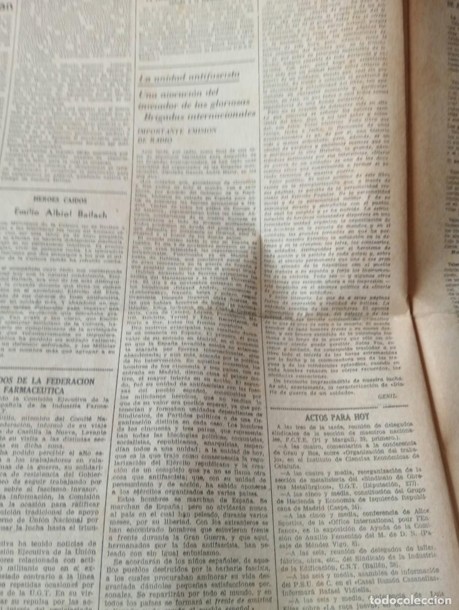 Coleccionismo de revistas y peri&oacute;dicos: VANGUARDIA A&Ntilde;O 1938 GUERRA CIVIL DIEGO MARTINEZ BARRIO EMILIO ALBIOL BAILAC BRIDAGAS INTERNACIONALES