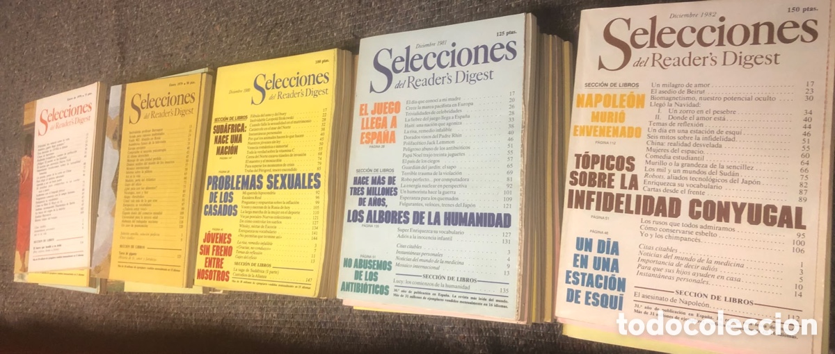 Coleccionismo de revistas y peri&oacute;dicos: COLECCI&Oacute;N COMPLETA DE SELECCIONES DEL READER&rsquo;S DIGEST &ndash; 1965 A 1984