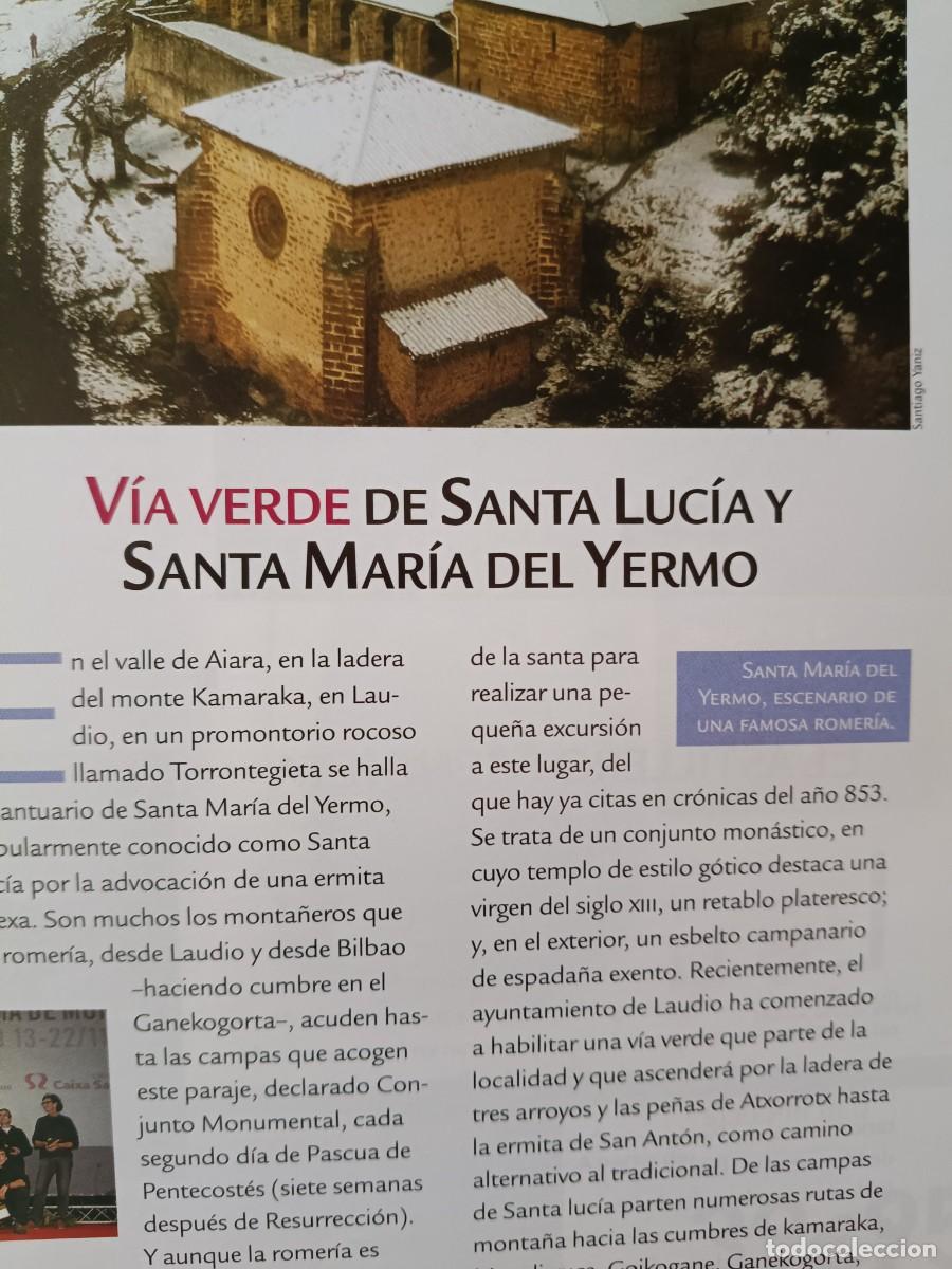 Coleccionismo de revistas y peri&oacute;dicos: VIA VERDE DE SANTA LUCIA Y SANTA MARIA DE YERMO, LAUDIO. ART&Iacute;CULO DE EUSKAL HERRIA, 2010