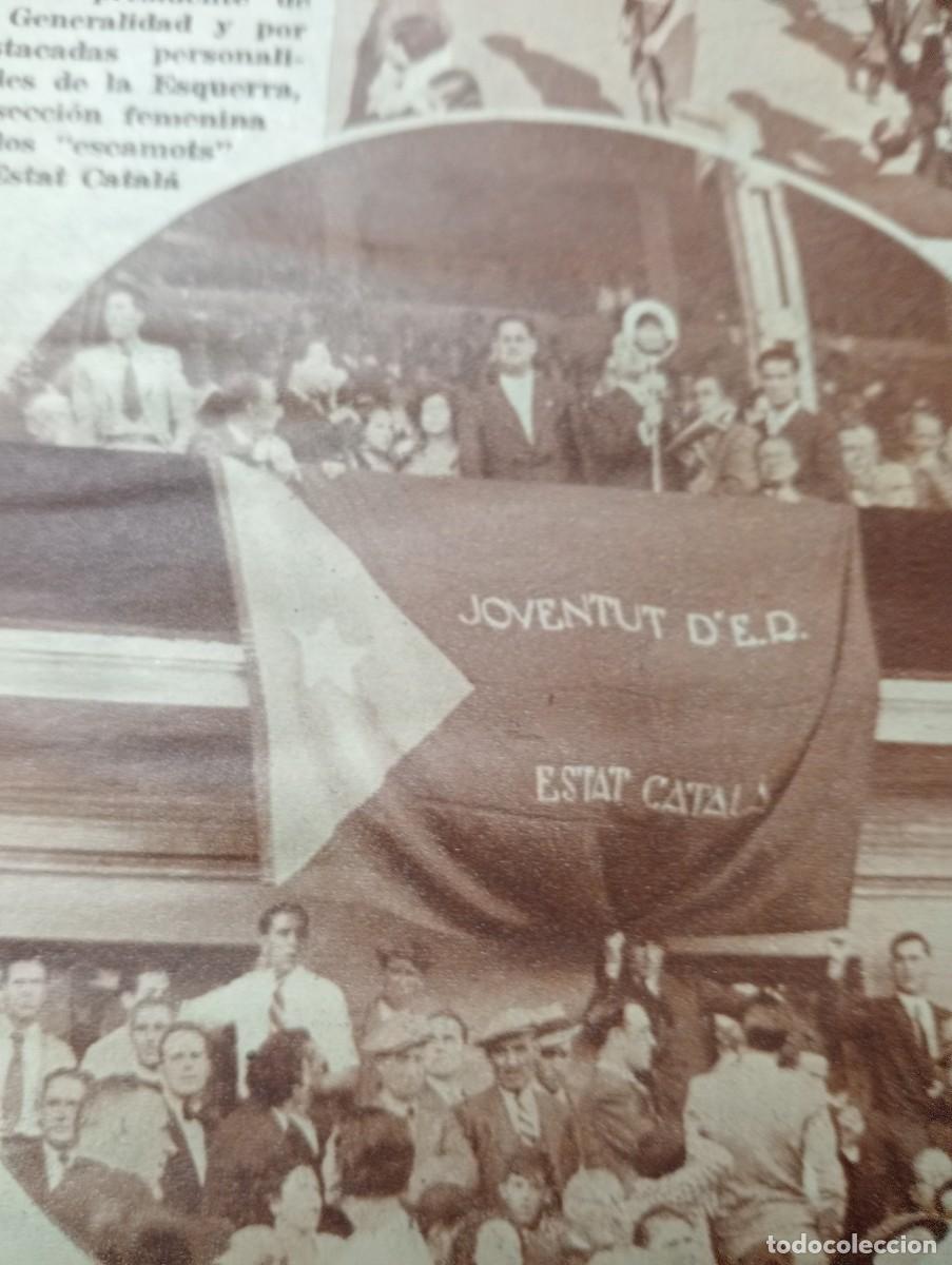 Coleccionismo de revistas y peri&oacute;dicos: PERIODICO A&Ntilde;O 1933 ERC ESTELADA ESTAT CATALA ESQUI EN NAVACERRADA CLUB PE&Ntilde;ALARA PASCUAL LATORRE