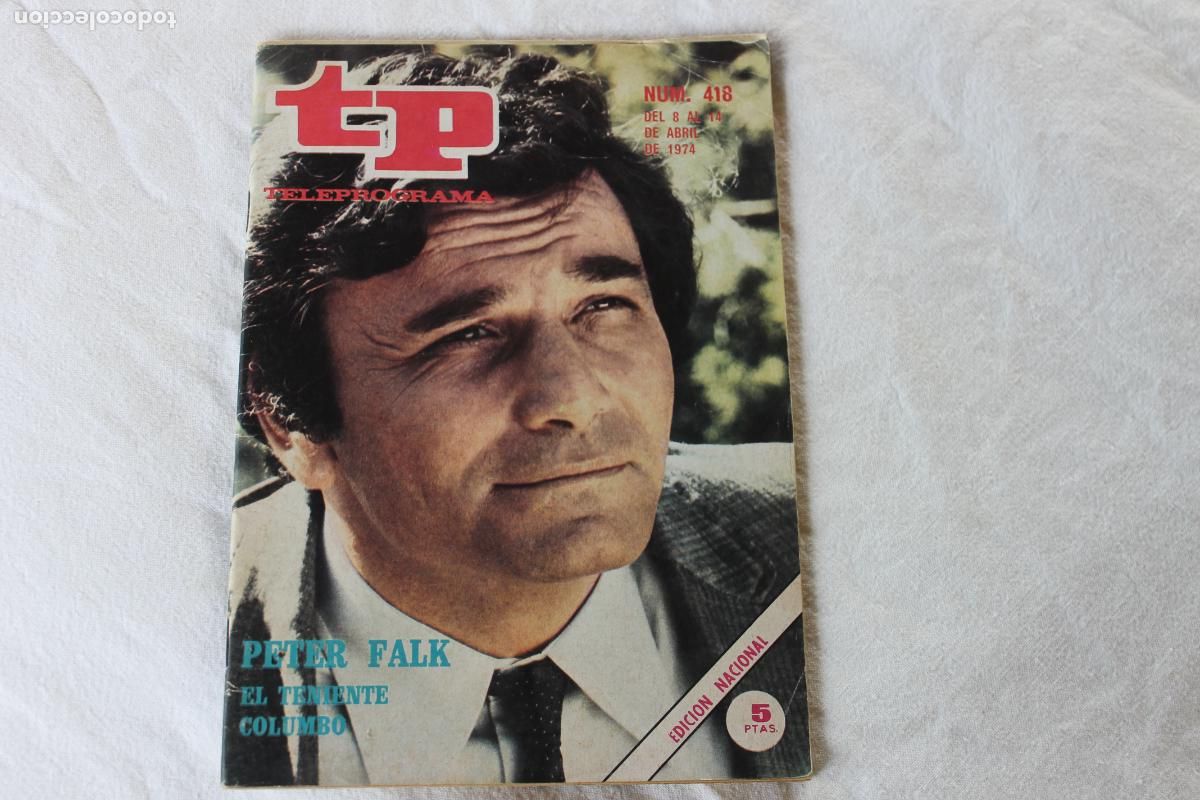 Coleccionismo de revistas y peri&oacute;dicos: TELEPROGRAMA N&ordm; 418 EL TENIENTE COLOMBO 1974