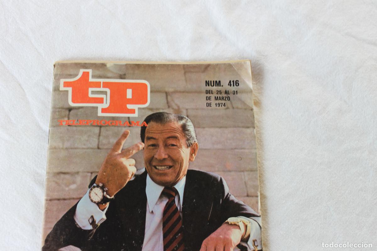 Coleccionismo de revistas y peri&oacute;dicos: TELEPROGRAMA N&ordm; 416 EL REGRESO DE KIKO LEGARD 1974