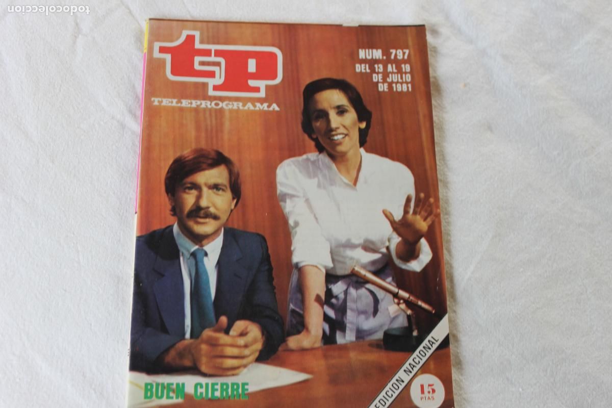 Coleccionismo de revistas y peri&oacute;dicos: TELEPROGRAMA N&ordm; 797 BUEN CIERRE 1981