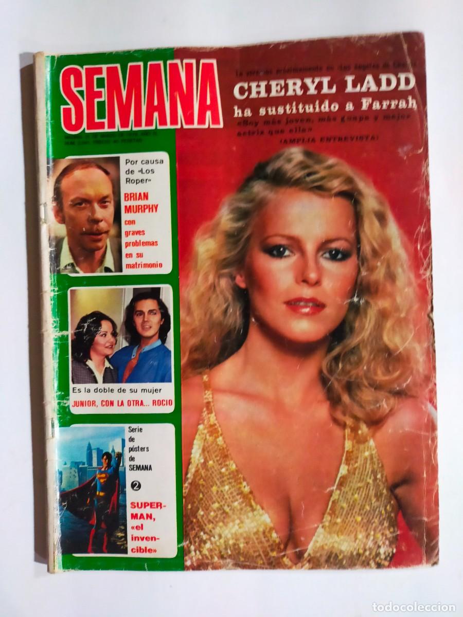 Collezionismo di Riviste e Giornali: REVISTA SEMANA N&ordm; 2041 - CHERYL LADD - BRIAN MURPHY - JUNIOR - McCLOUD - POSTER SUPERMAN