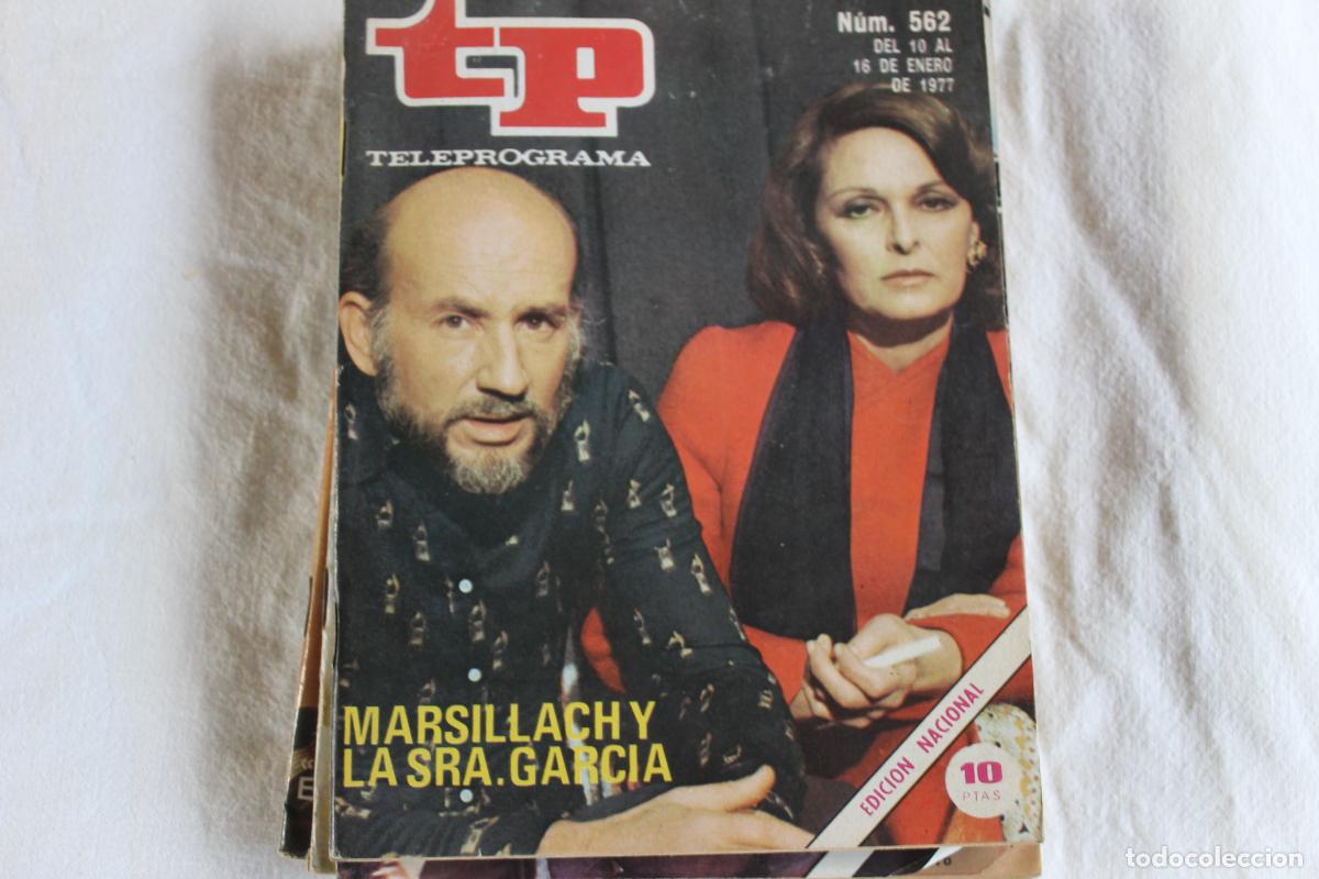 Coleccionismo de revistas y peri&oacute;dicos: TELEPROGRAMA N&ordm; 562 MARSILLACH Y LA SE&Ntilde;ORA GARCIA 1977