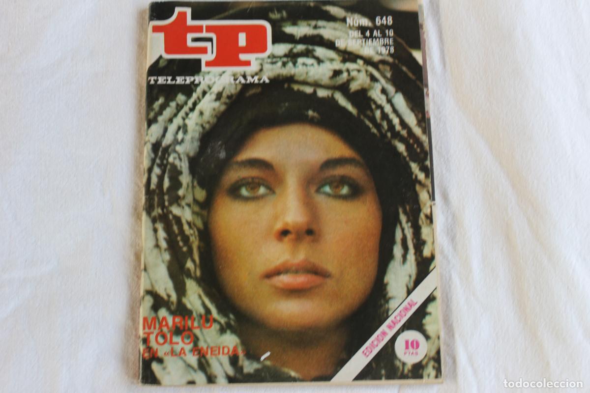 Coleccionismo de revistas y peri&oacute;dicos: TELEPROGRAMA N&ordm; 648 MARILU TOLO 1978