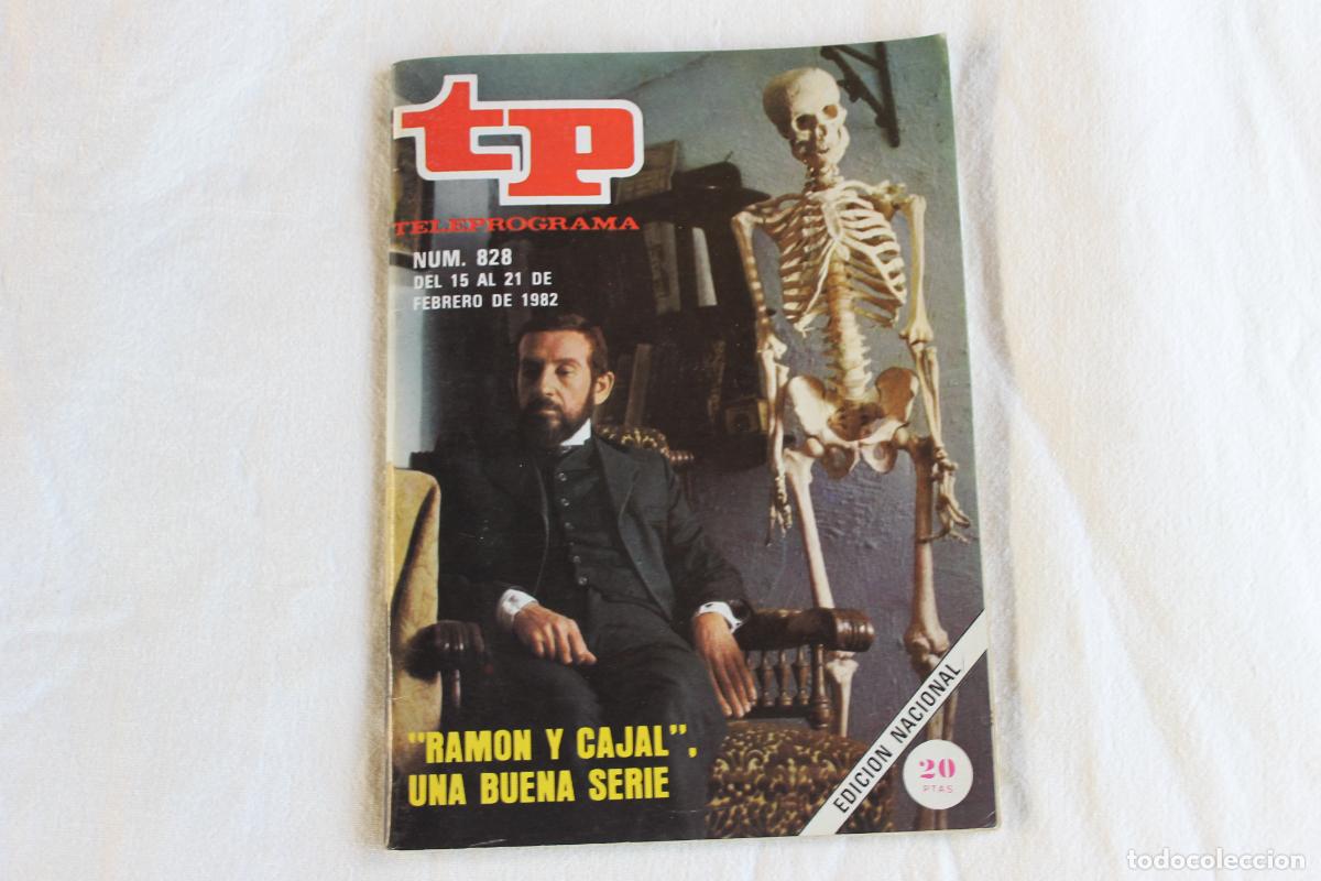 Coleccionismo de revistas y peri&oacute;dicos: TELEPROGRAMA N&ordm; 828 RAMON Y CAJAL 1982