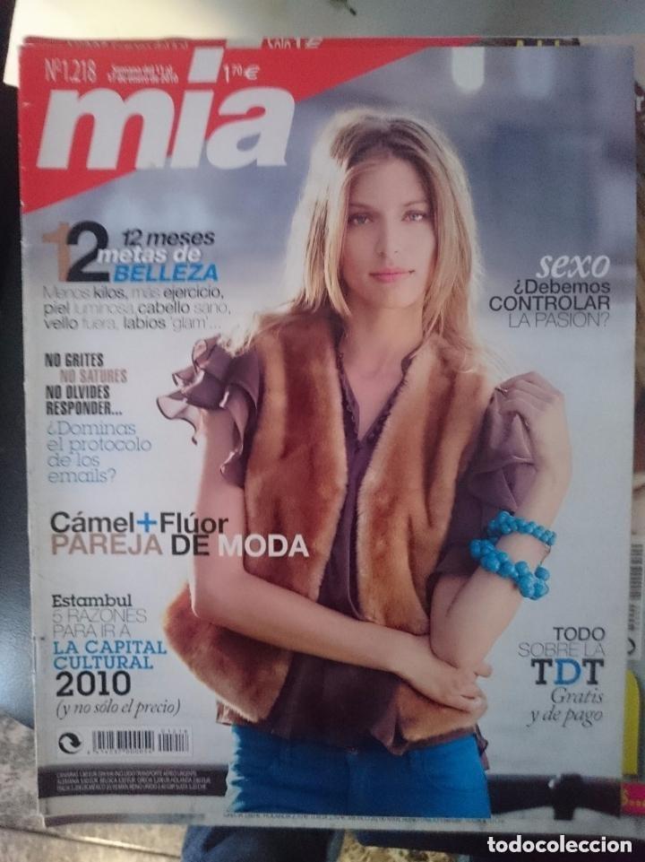 Coleccionismo de revistas y peri&oacute;dicos: mia n 1218 -enero 2010 -12 meses menos de belleza-sexo controlar la pasi&oacute;n-camello y fl&uacute;or moda