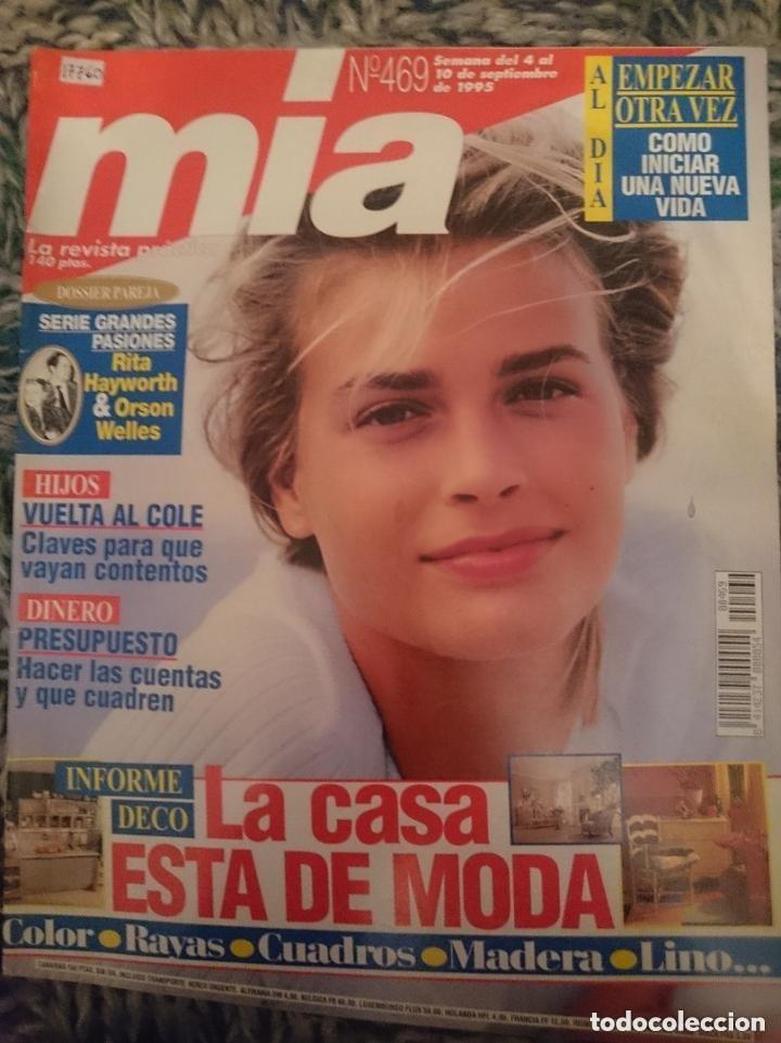 Coleccionismo de revistas y peri&oacute;dicos: mia n 469 -4-10 septiembre 1995-la casa est&aacute; de moda-vuelta al cole-rita hayworth y orson welles