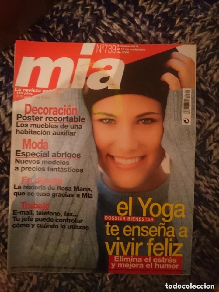 Coleccionismo de revistas y peri&oacute;dicos: mia n 739 -6-12 noviembre 2000-yoga vivir feliz-elimina estr&eacute;s-mejora humor-especial abrigos-el yoga