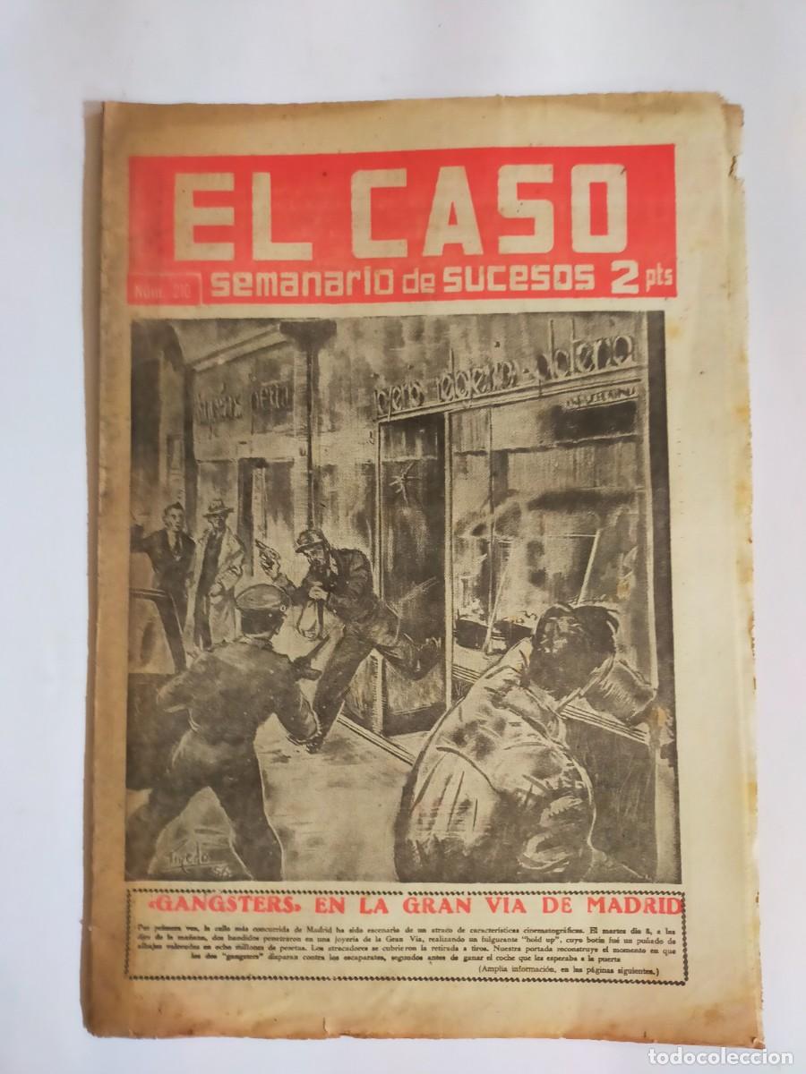 Collectionnisme de Revues et Journaux: PERIODICO &rdquo;EL CASO&rdquo; SEMANARIO DE SUCESOS N&ordm; 210 - A&Ntilde;O 1956