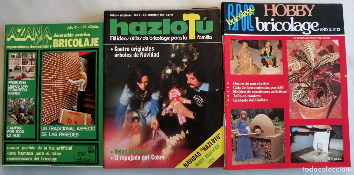 Collection Magazines and Newspapers: 20 REVISTAS ANTIG&Uuml;AS DE BRICOLAJE