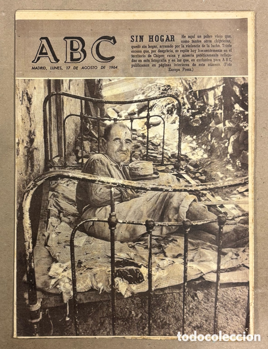 Coleccionismo de revistas y peri&oacute;dicos: ABC (17 AGOSTO 1964) MIRADOR TOMBO PICOS EUROPA, TERRORISTAS ANARCOSINDICALISTAS DETENIDOS MADRID
