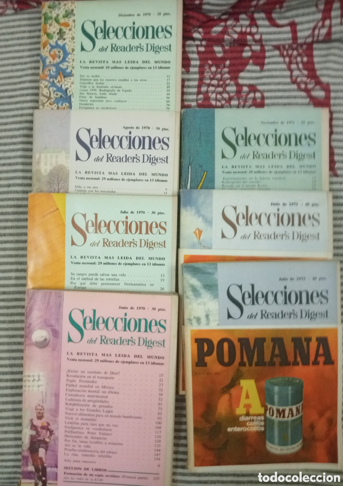 Coleccionismo de revistas y peri&oacute;dicos: Lote 7 revistas Reader Digest