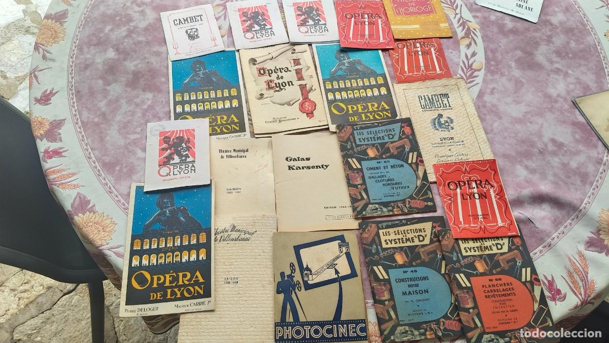 Coleccionismo de revistas y peri&oacute;dicos: Lot de programmes de th&eacute;&acirc;tre et cin&eacute;ma 1920 a1950