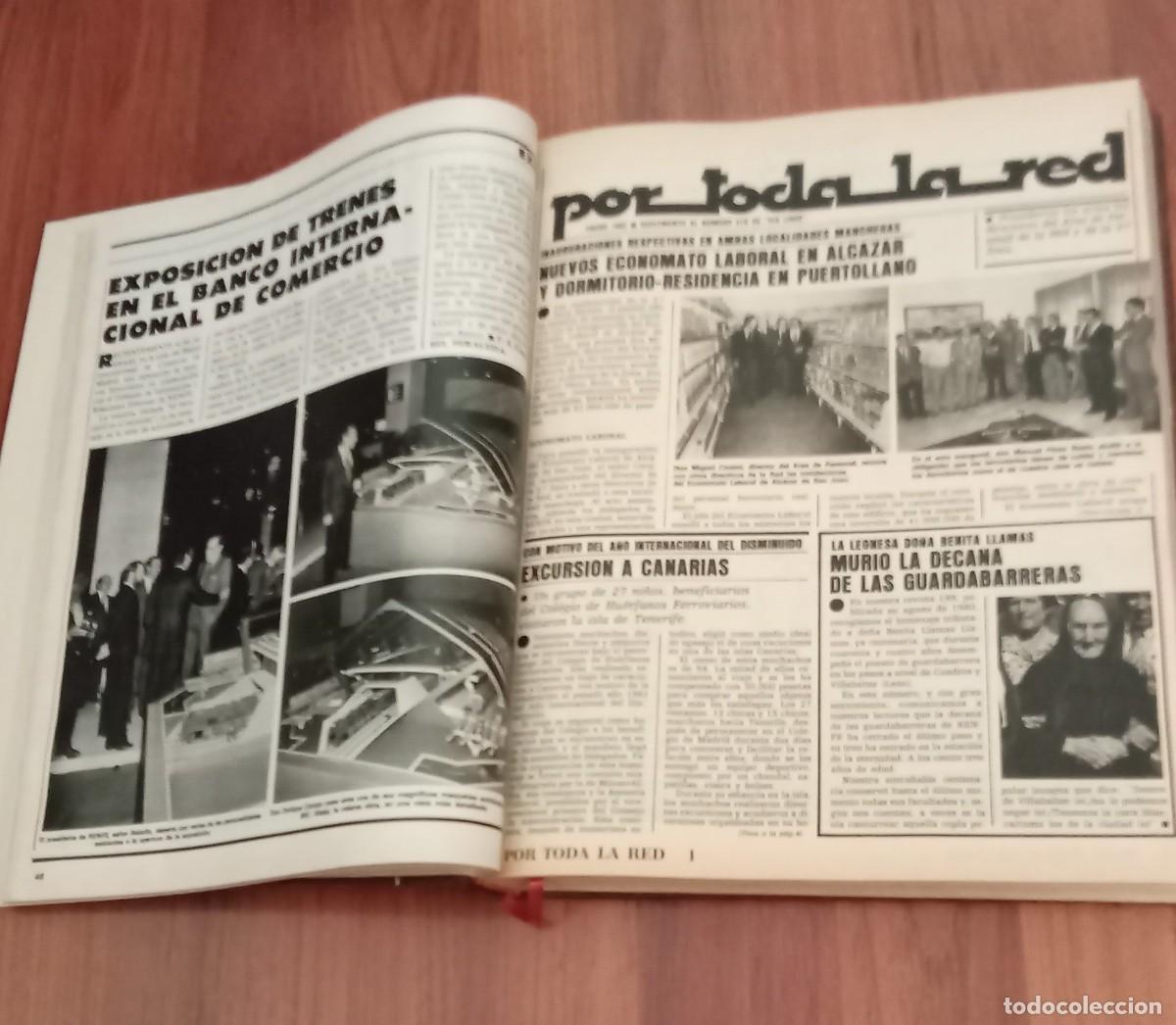 Coleccionismo de revistas y peri&oacute;dicos: POR TODA LA RED. suplemento VIA LIBRE. del n&ordm; 217 al 227. a&ntilde;o 1982. ENCUADERNADO