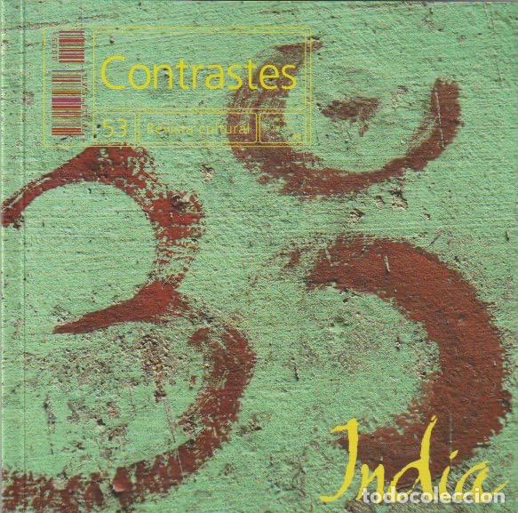 Coleccionismo de revistas y peri&oacute;dicos: Revista cultural: CONTRASTES * INDIA * A&ntilde;o 2008, N&uacute;mero 53. Dedicado a: India