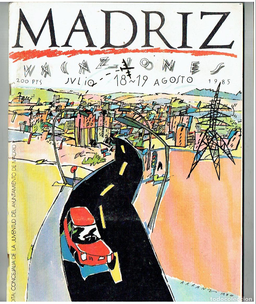 Coleccionismo de revistas y peri&oacute;dicos: MADRIZ. REVISTA. N&ordm;S. 18-19 JULIO-AGOSTO 1985. (B/39.3 RUM)