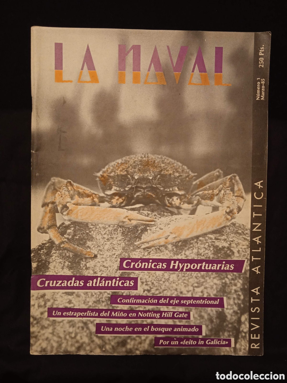 Collezionismo di Riviste e Giornali: REVISTA LA NAVAL N&ordm; 1 MARZO 1985 #K8