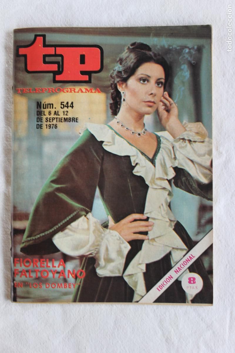 Coleccionismo de revistas y peri&oacute;dicos: TELEPROGRAMA N&ordm; 544 FIORELLA FALTOYANO EN LOS DOMBEY 1976