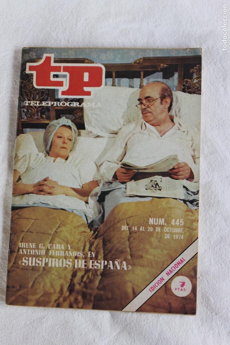 Coleccionismo de revistas y peri&oacute;dicos: TELEPROGRAMA N&ordm; 445 SUSPIROS DE ESPA&Ntilde;A 1974