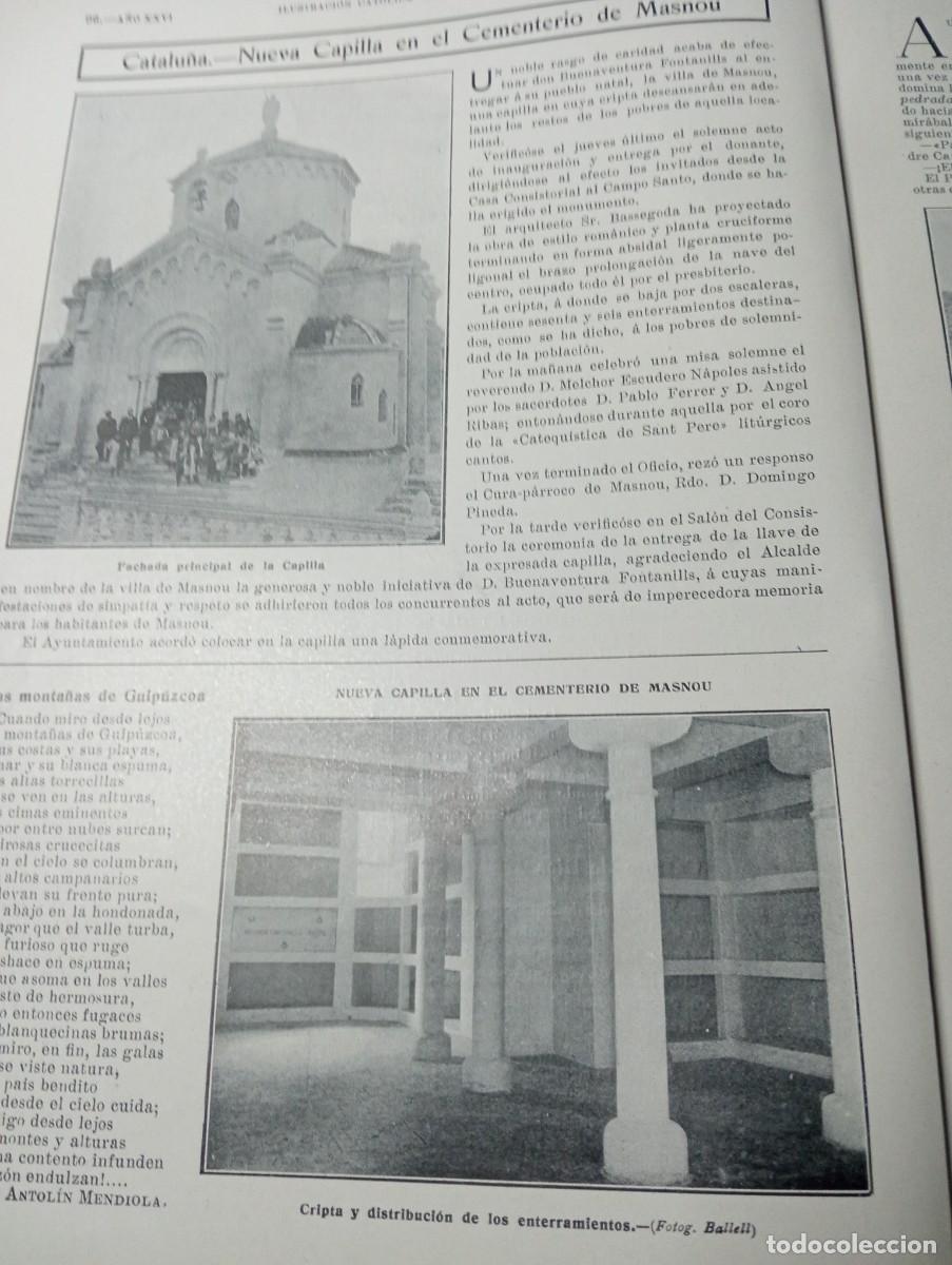 Coleccionismo de revistas y peri&oacute;dicos: REVISTA A&Ntilde;O 1909 MERCADO ANTICOLI M. BARBASAN MISIONERO EN CHINA IRUARRIZAGA MASNOU