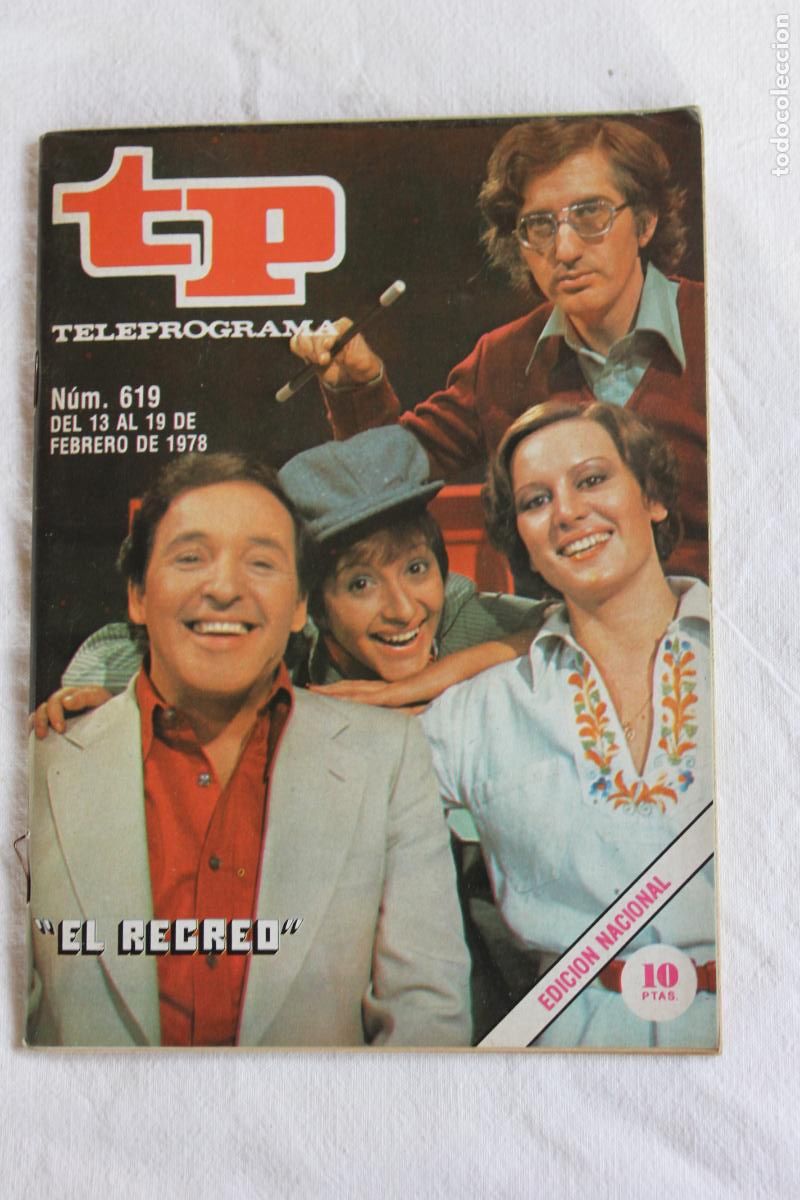 Coleccionismo de revistas y peri&oacute;dicos: TELEPROGRAMA N&ordm; 619 EL RECREO 1978