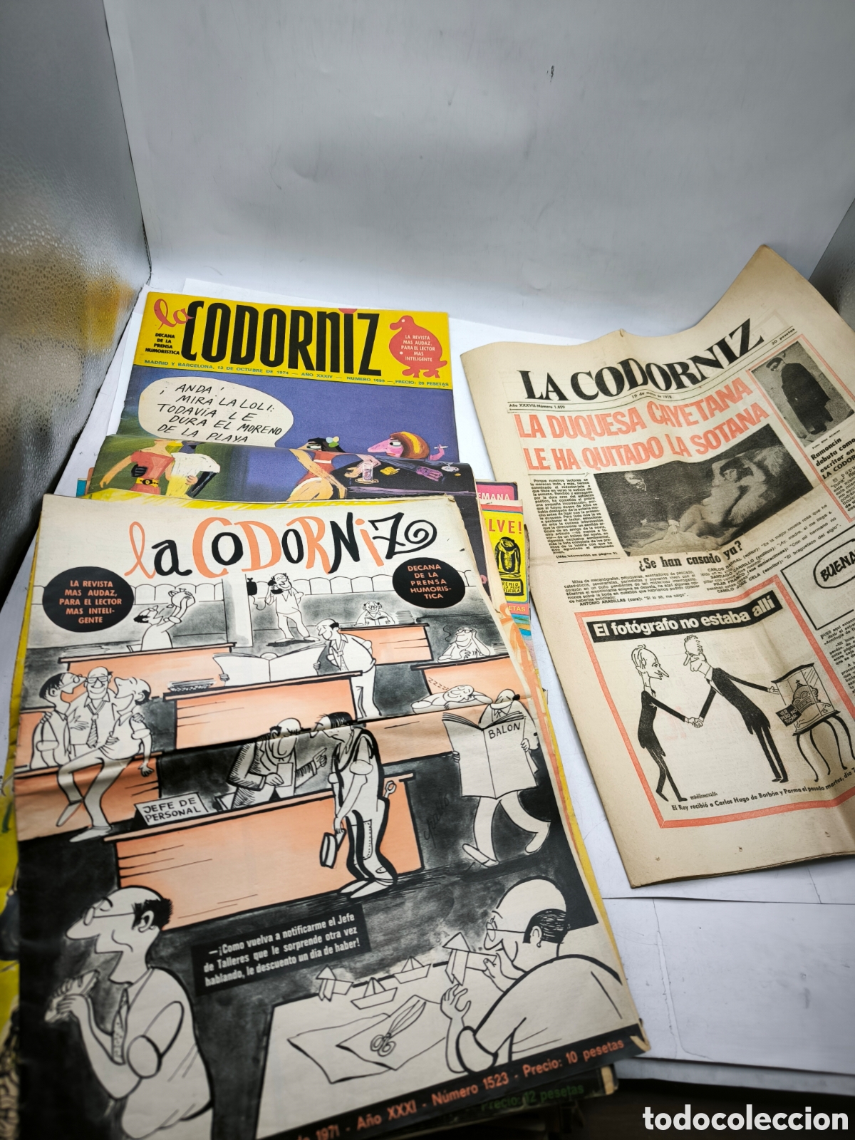 Coleccionismo de revistas y peri&oacute;dicos: 53 Revistas La Codorniz a&ntilde;os 60/70