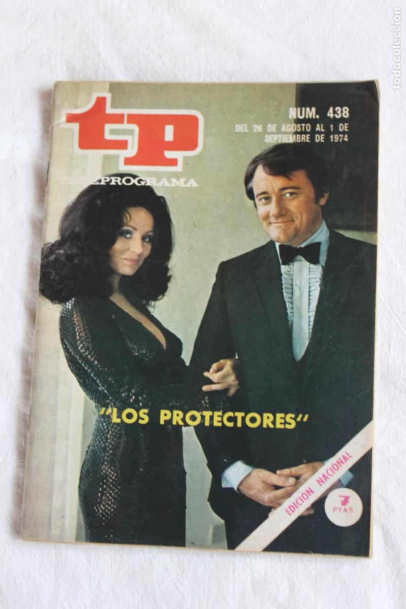Coleccionismo de revistas y peri&oacute;dicos: TELEPROGRAMA N&ordm; 438 LOS PROTECTORES 1974