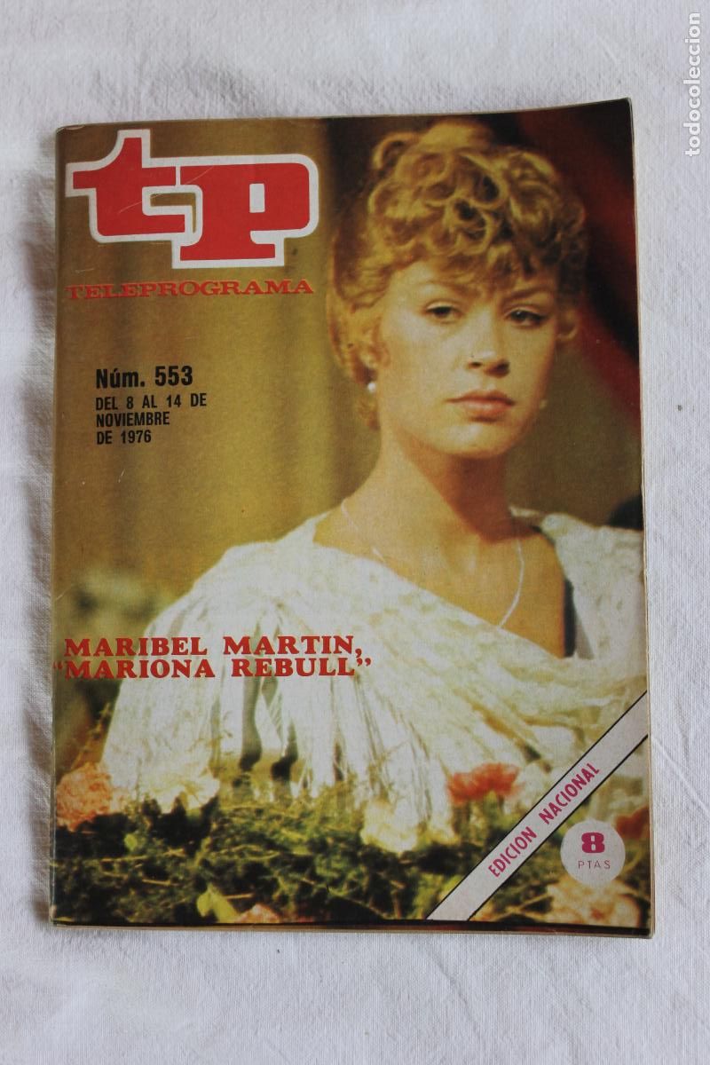 Coleccionismo de revistas y peri&oacute;dicos: TELEPROGRAMA N&ordm; 553 MARIBEL MARTIN 553