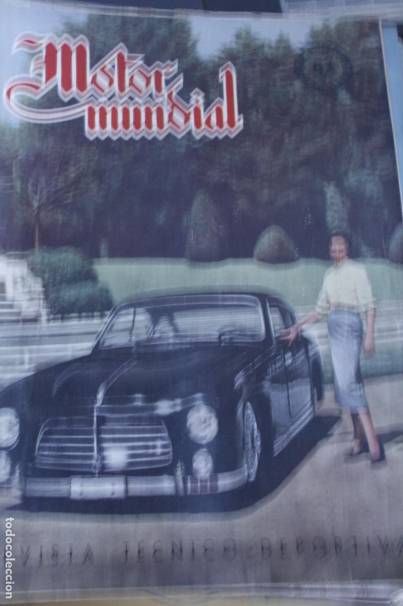 Coleccionismo de revistas y peri&oacute;dicos: revista MOTOR MUNDIAL N&ordm; 87 AUTOS MOTOS AVIONES AVELLO DERBI PEUGEOT ALFA ROMEO PEGASO 1951