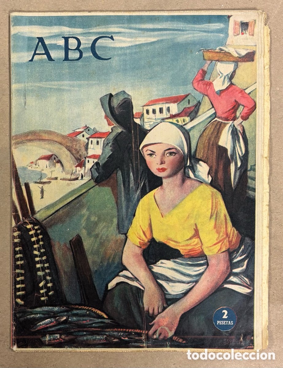 Coleccionismo de revistas y peri&oacute;dicos: ABC (14 JULIO 1956) MONOVERA AZOR&Iacute;N, MUSEO CASA DE LERMA TOLEDO, LAS R&Iacute;AS BAJAS, OPERACI&Oacute;N JA&Eacute;N,..