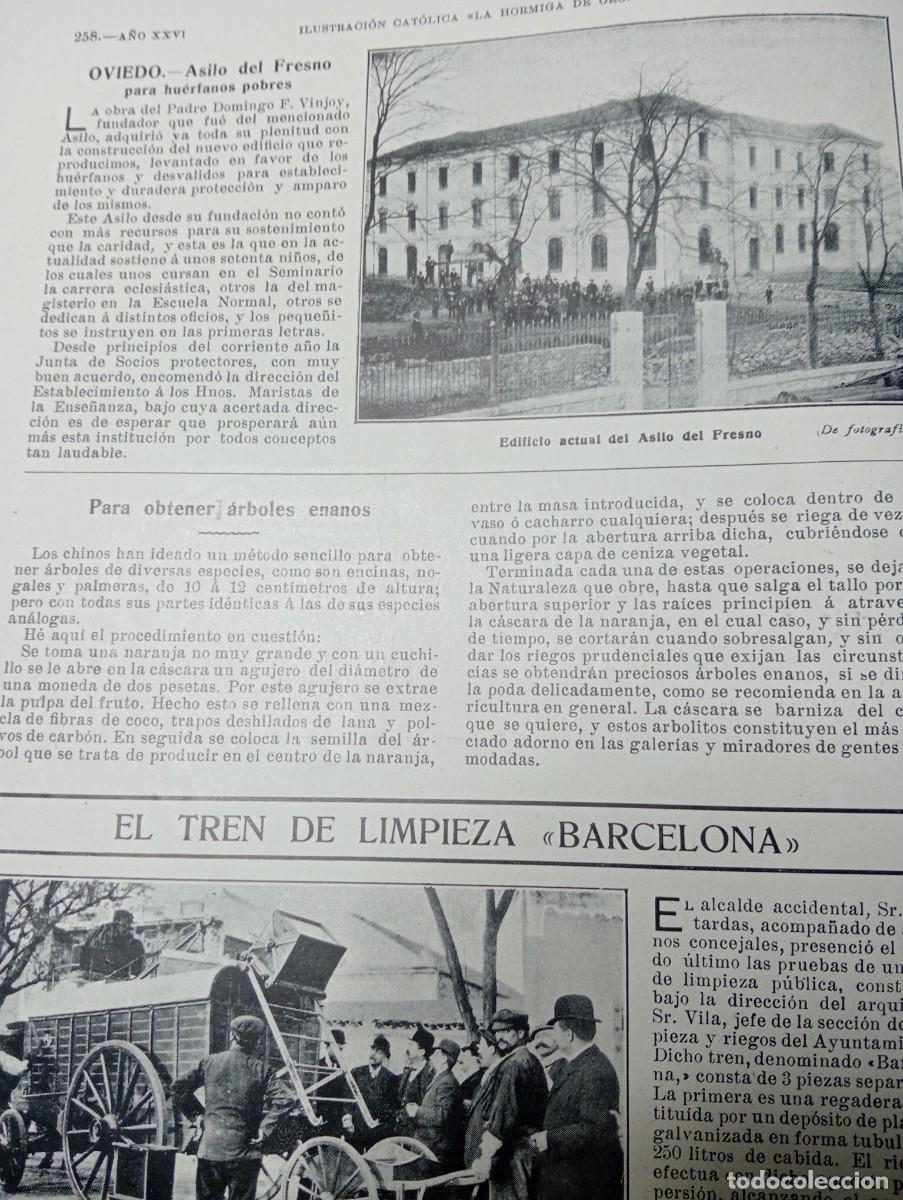 Coleccionismo de revistas y peri&oacute;dicos: REVISTA A&Ntilde;O LOS CONDES DE URQUIJO EN SESTAO ASILO DEL FRESNO EN OVIEDO AVIACION EN FRANCIA