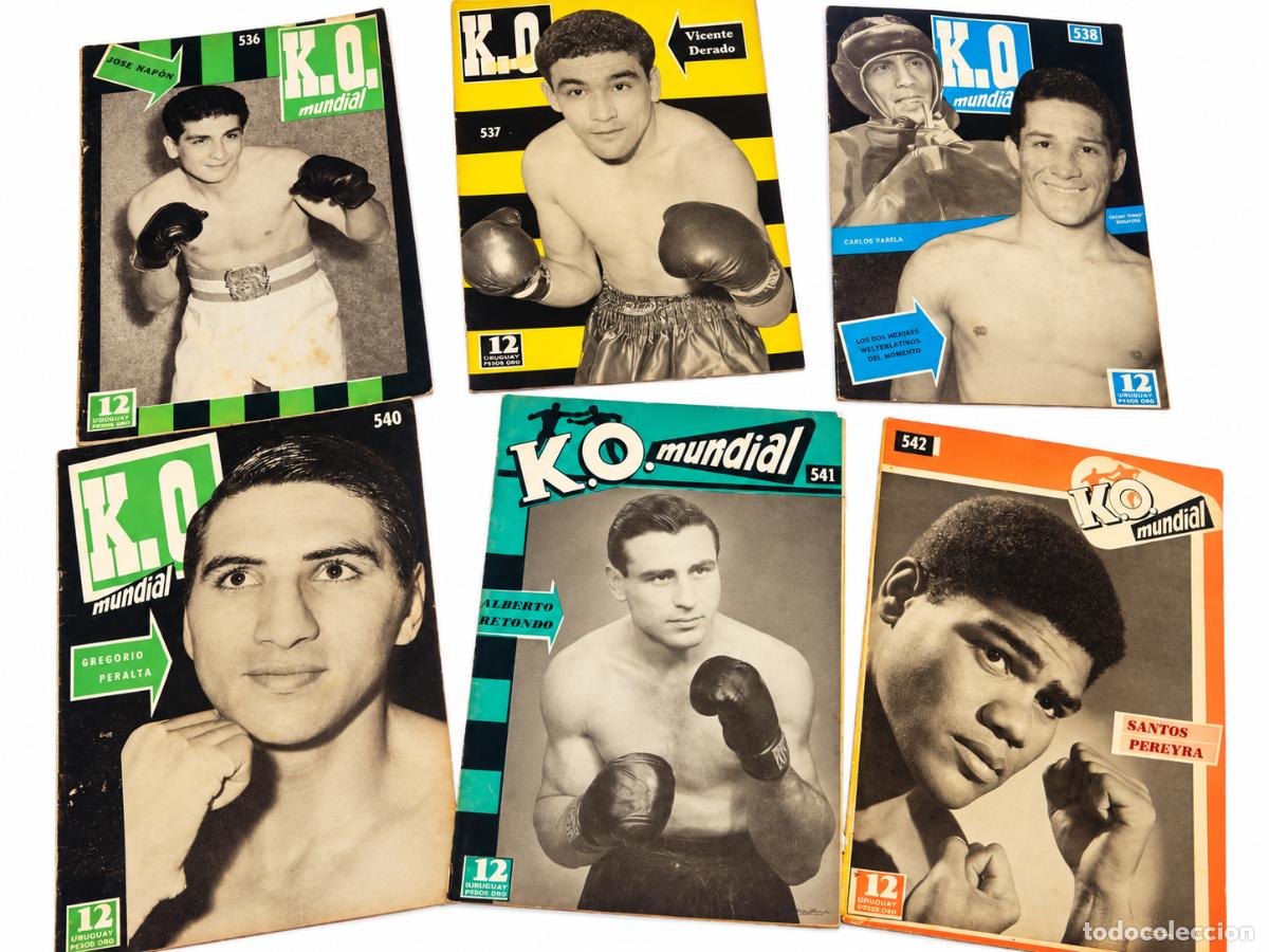 Coleccionismo de revistas y peri&oacute;dicos: K.O. Mundial &mdash; lote de 6 revistas de boxeo LM