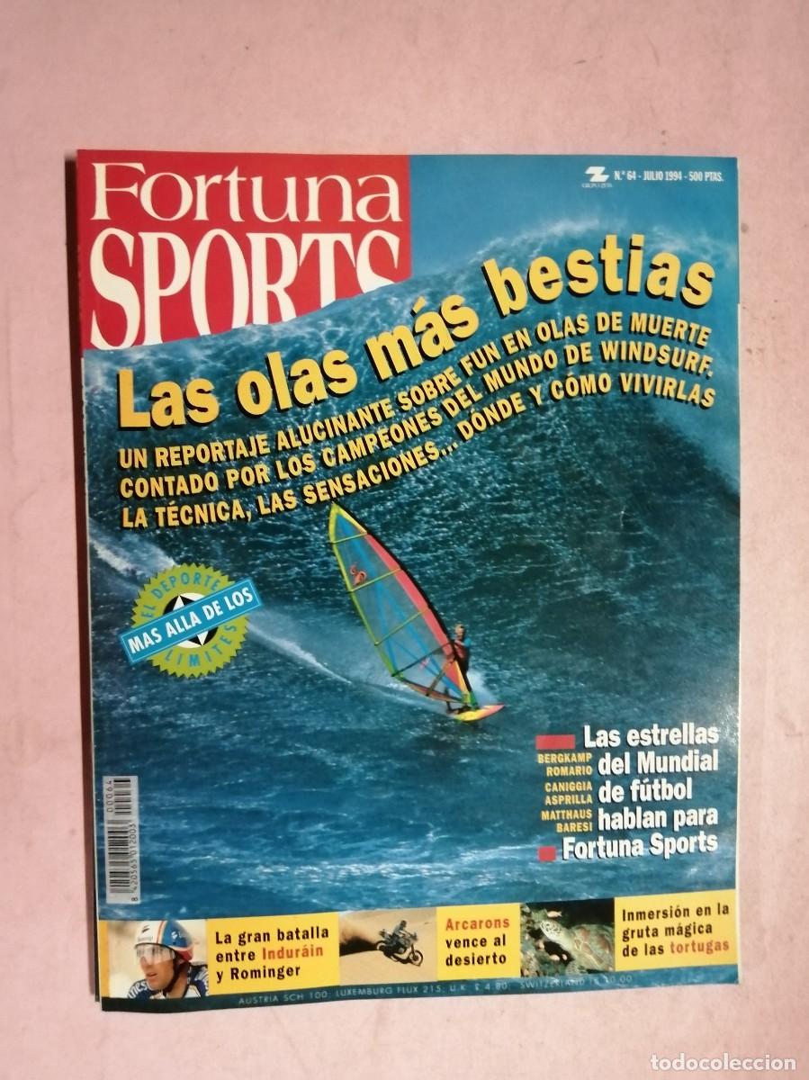Coleccionismo de revistas y peri&oacute;dicos: REVISTA FORTUNA SPORTS (NUMERO 64) LAS OLAS MAS BESTIAS