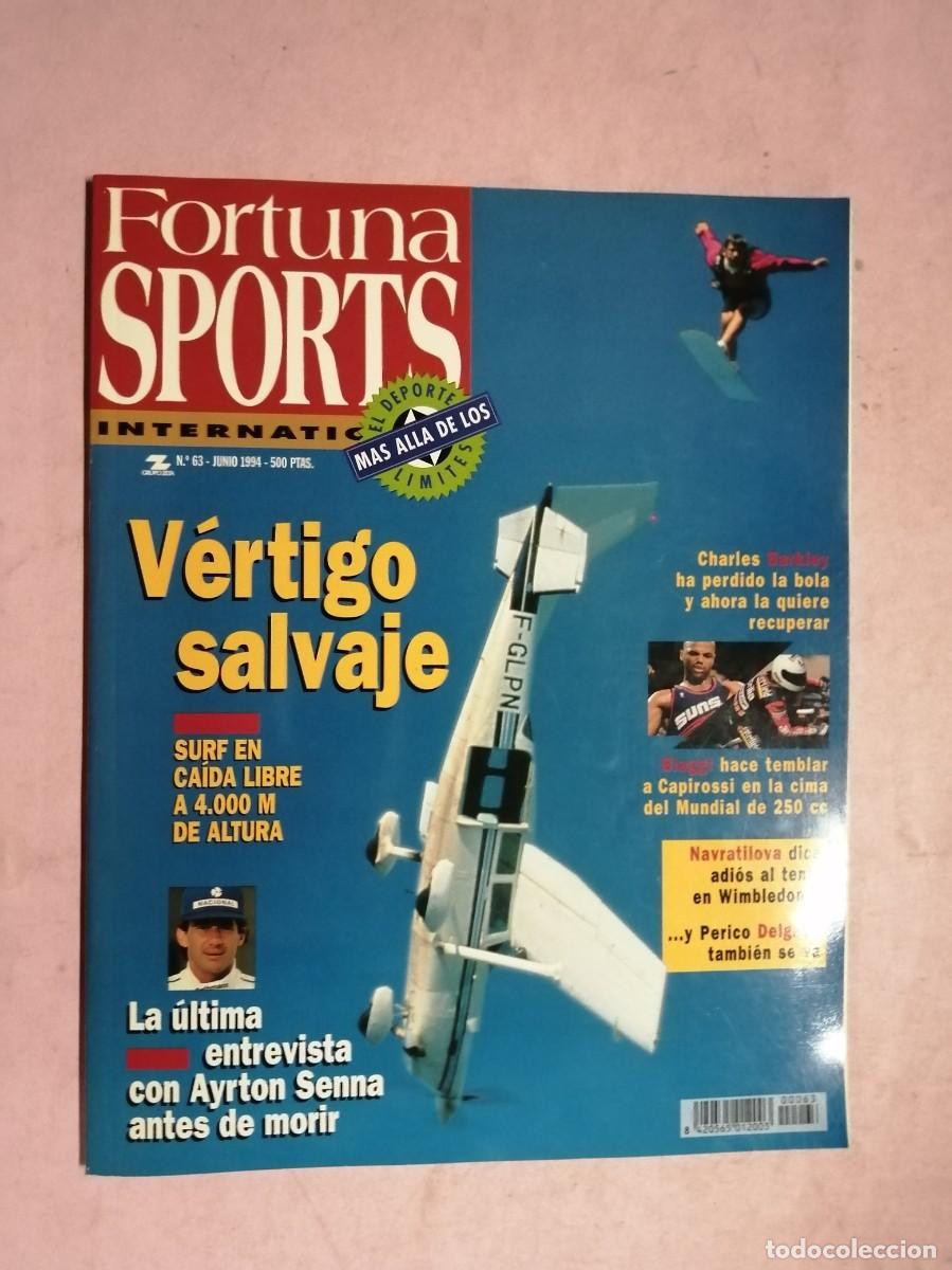Coleccionismo de revistas y peri&oacute;dicos: REVISTA FORTUNA SPORTS (NUMERO 63) VERTIGO SALVAJE - ULTIMA ENTREVISTA AYRTON SENNA ANTES DE MORIR