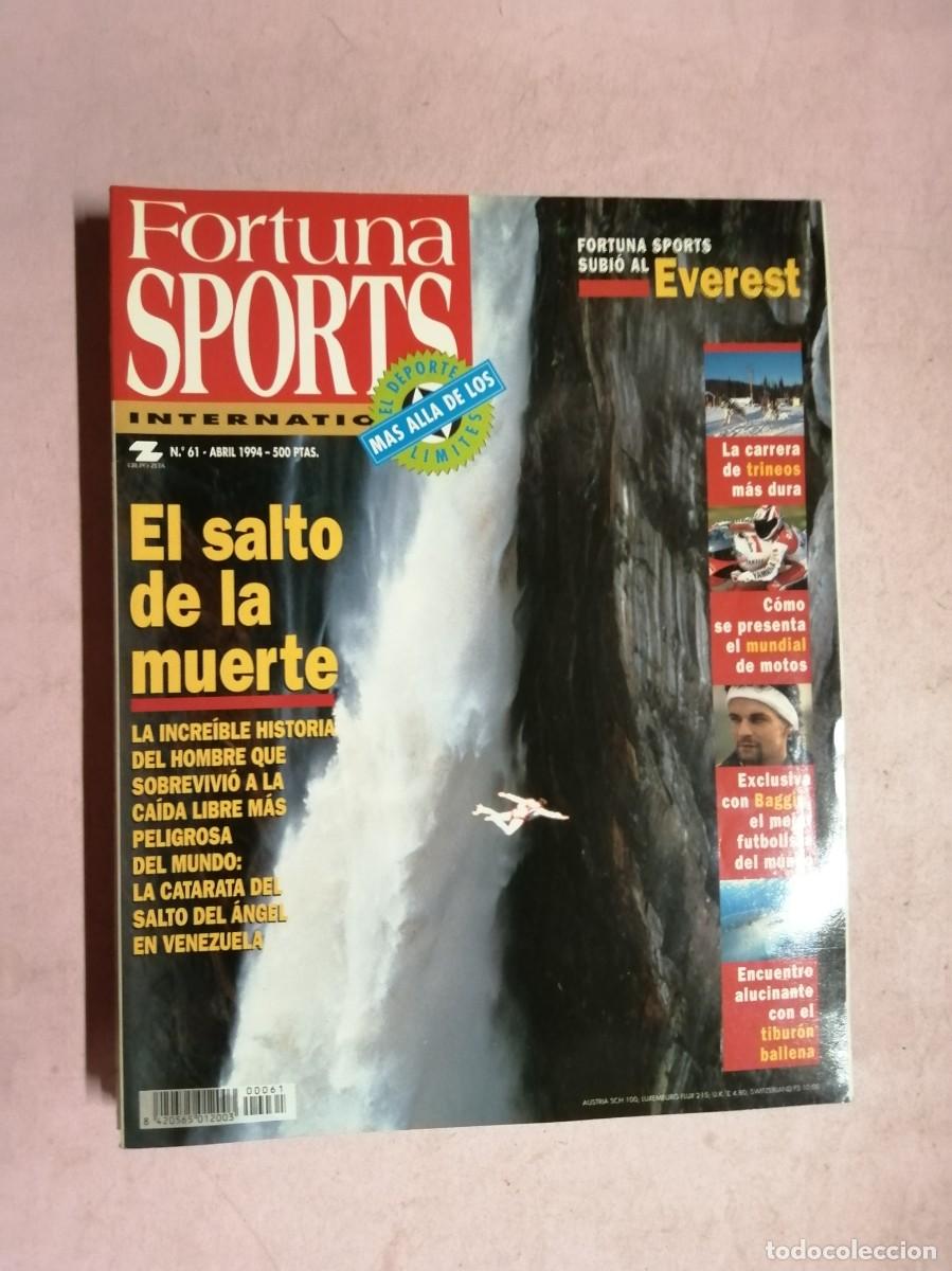 Coleccionismo de revistas y peri&oacute;dicos: REVISTA FORTUNA SPORTS (NUMERO 61) EL SALTO DE LA MUERTE