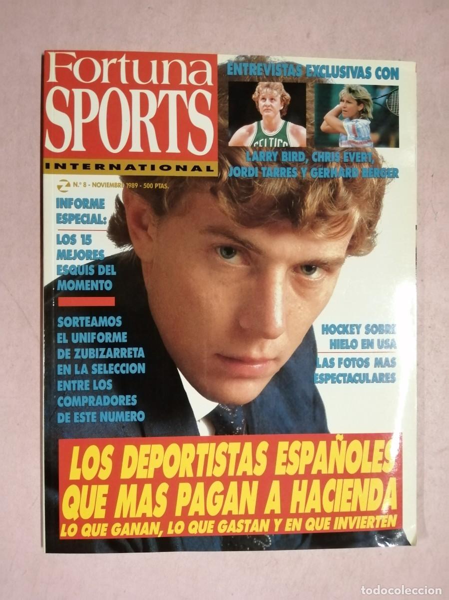 Coleccionismo de revistas y peri&oacute;dicos: REVISTA FORTUNA SPORTS (NUMERO 8) LOS DEPORTISTAS ESPA&Ntilde;OLES QUE MAS PAGAN A HACIENDA