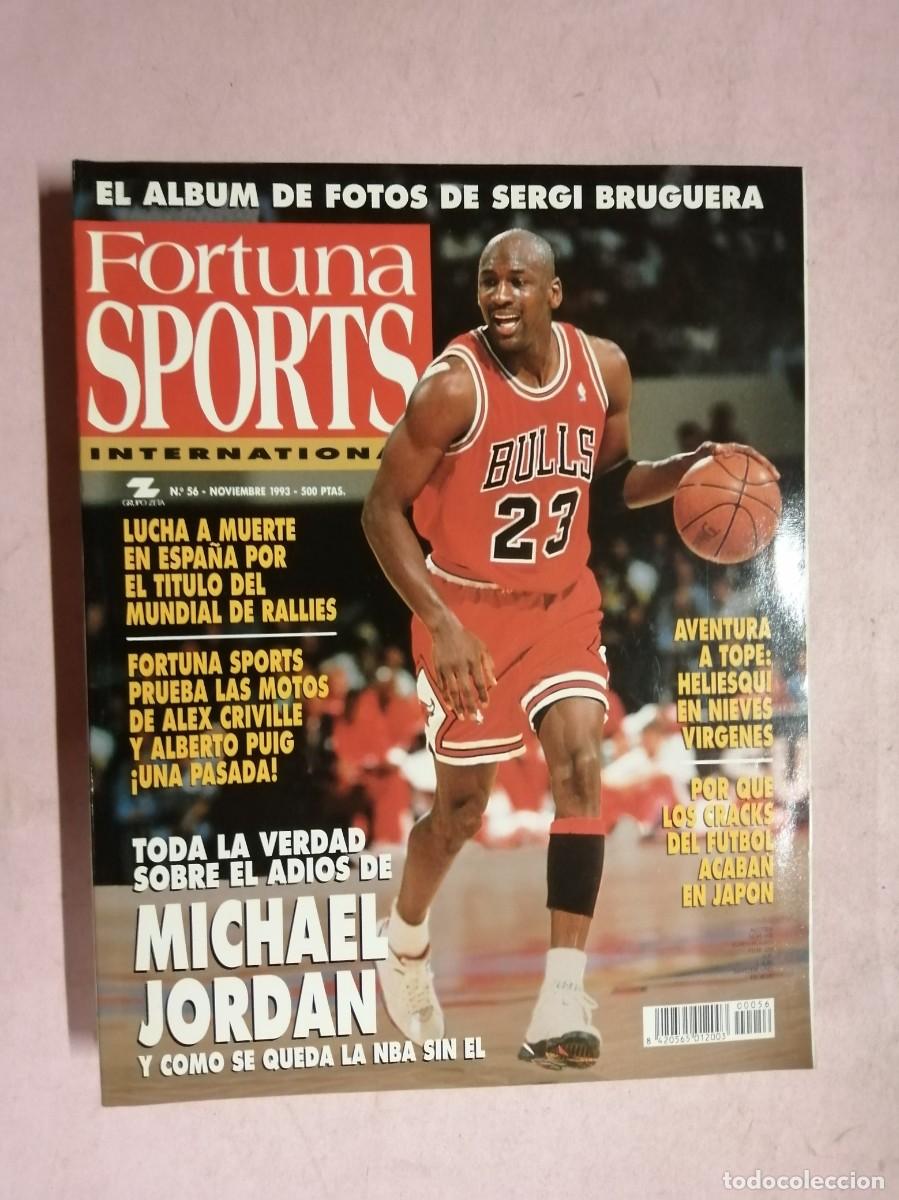 Coleccionismo de revistas y peri&oacute;dicos: REVISTA FORTUNA SPORTS (NUMERO 56) TODA LA VERDAD SOBRE EL ADIOS DE MICHAEL JORDAN