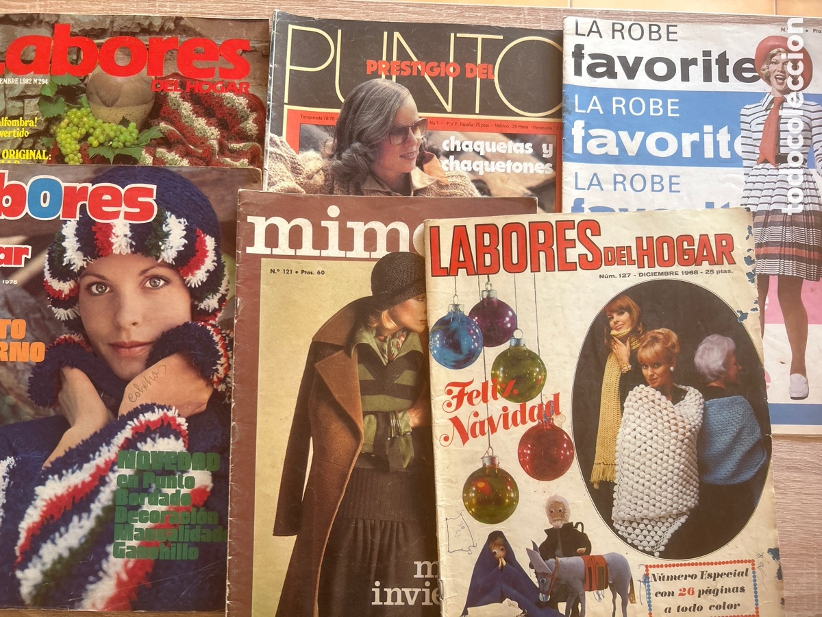 Collectionnisme de Revues et Journaux: Lote revistas labores del hogar y moda